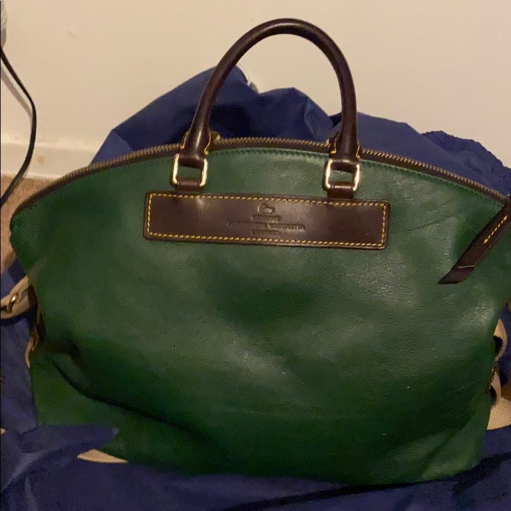 Green Dooney & Bourke Florentine Vaccheta purse